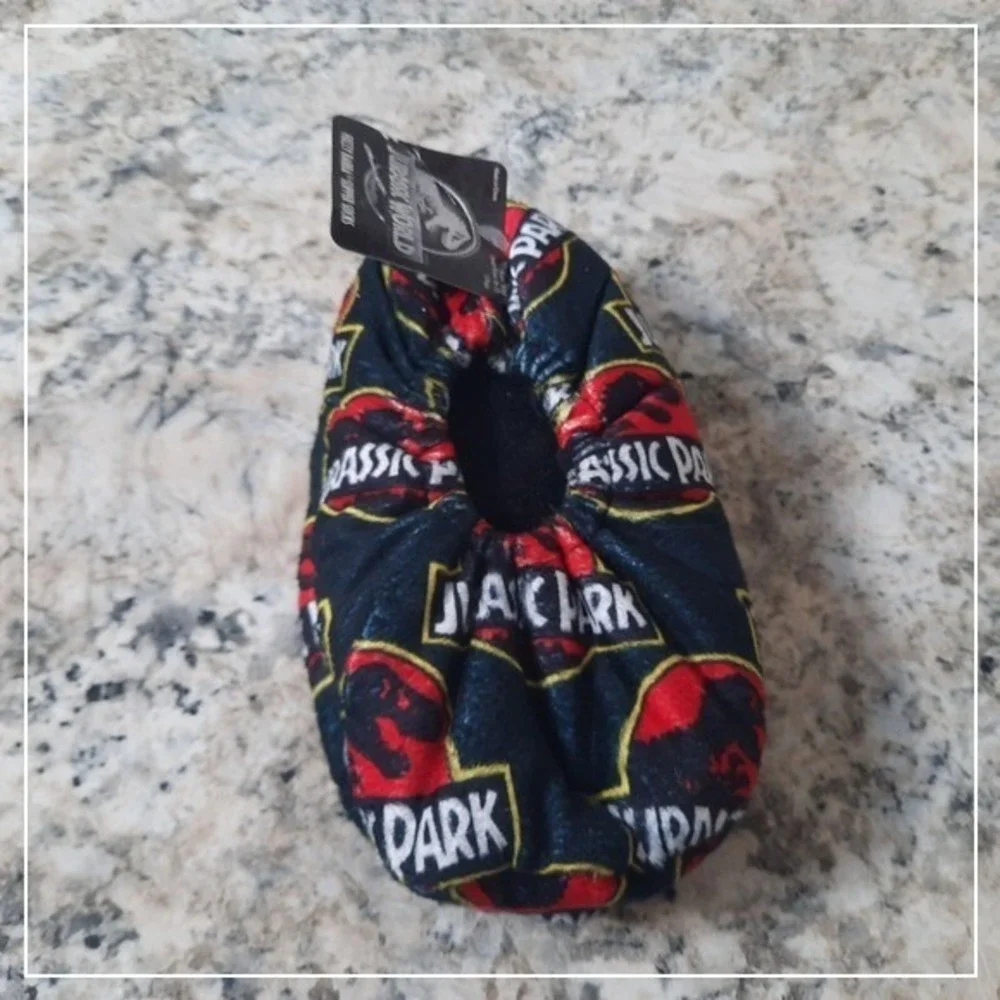 Jurassic World‎ Kids Slipper Medium Babba Sock Shoe Sherpa No Slip Grip T Rex
